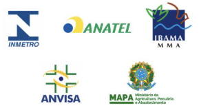 INMETRO, ANATEL, IBAMA, ANVISA e MAPA