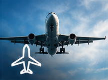 Avião de carga em voo